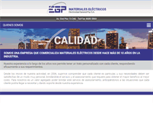 Tablet Screenshot of electricidadgeneralpaz.com